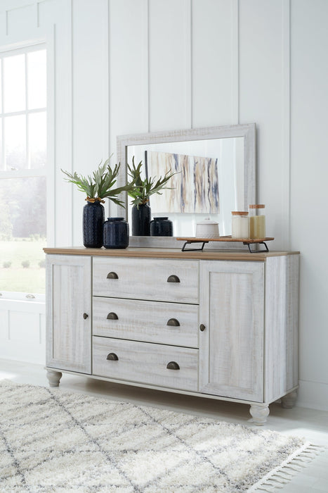 Haven Bay Dresser and Mirror Homeline Furniture