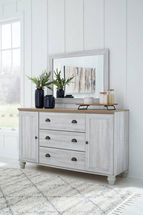 Haven Bay Dresser and Mirror Homeline Furniture