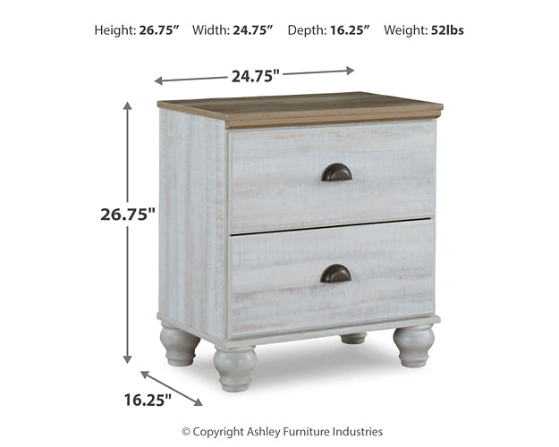 Haven Bay King Panel Bed with Mirrored Dresser, Chest and 2 Nightstands Homeline Furniture