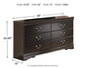 Huey Vineyard Six Drawer Dresser Homeline Furniture