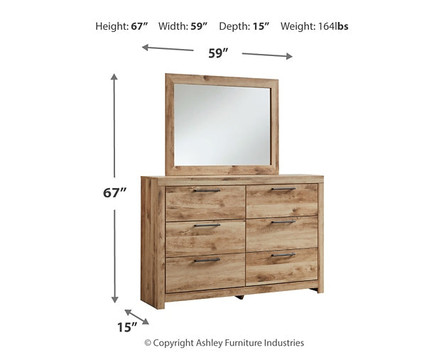 Hyanna Dresser and Mirror Homeline Furniture