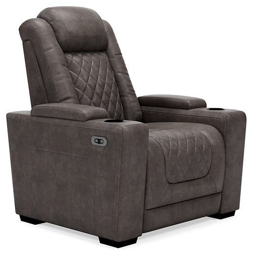 HyllMont PWR Recliner/ADJ Headrest Homeline Furniture