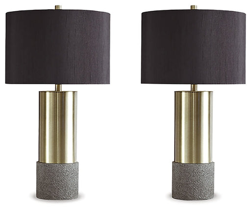 Jacek Metal Table Lamp (2/CN) Homeline Furniture