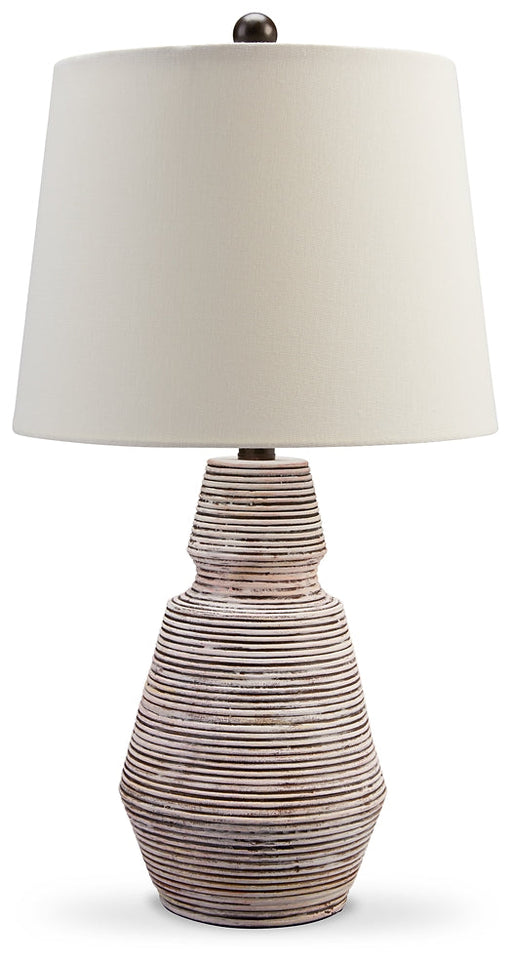 Jairburns Poly Table Lamp (2/CN) Homeline Furniture