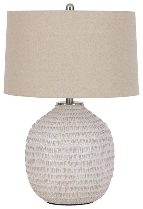 Jamon Ceramic Table Lamp (1/CN) Homeline Furniture