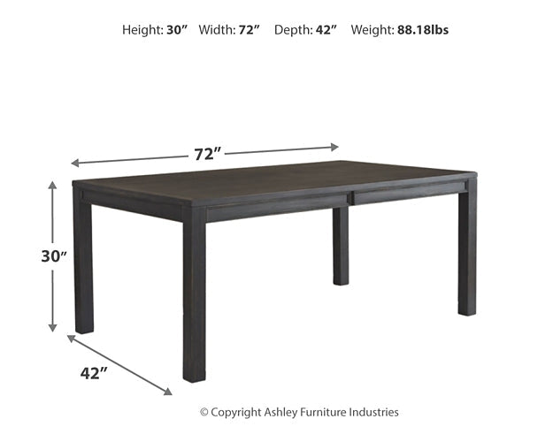 Jeanette Dining Table and 6 Chairs Homeline Furniture