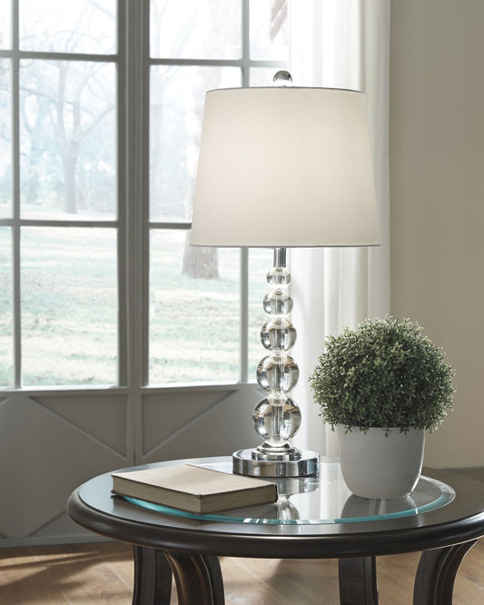 Joaquin Crystal Table Lamp (2/CN) Homeline Furniture