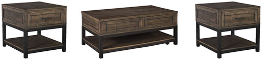 Johurst Coffee Table with 2 End Tables Homeline Furniture