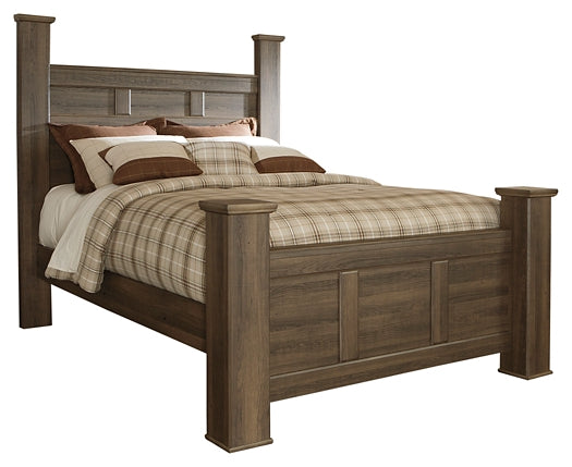 Juararo Queen Poster Bed with Dresser Homeline Furniture