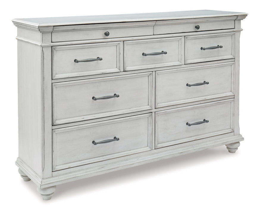 Kanwyn King Panel Bed with Dresser Homeline Furniture