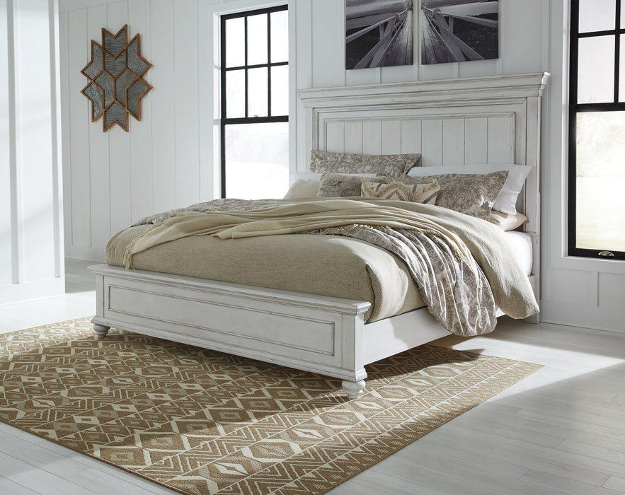 Kanwyn King Panel Bed with Dresser Homeline Furniture