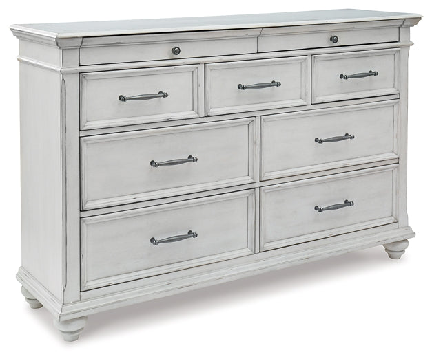 Kanwyn Queen Panel Bed with Dresser Homeline Furniture