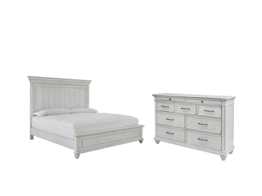 Kanwyn Queen Panel Bed with Dresser Homeline Furniture