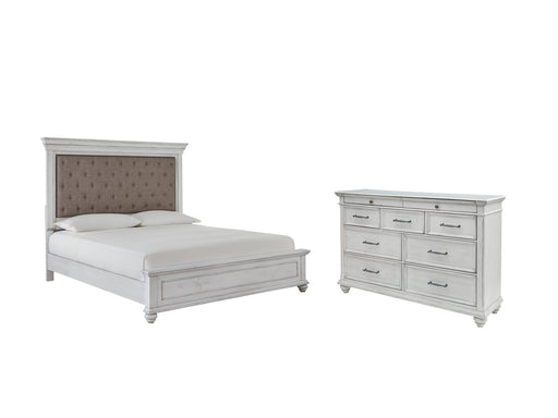 Kanwyn Queen Panel Bed with Dresser Homeline Furniture