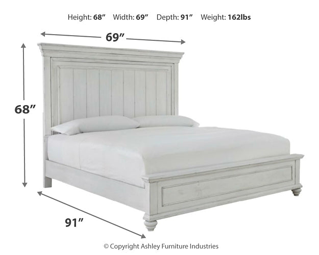 Kanwyn Queen Panel Bed with Dresser Homeline Furniture