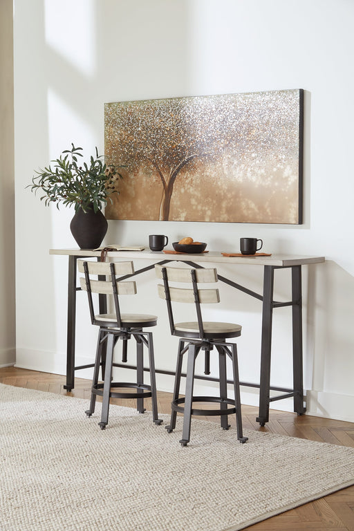 Karisslyn Counter Height Dining Table and 2 Barstools Homeline Furniture