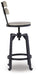 Karisslyn Swivel Barstool (2/CN) Homeline Furniture