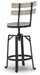 Karisslyn Swivel Barstool (2/CN) Homeline Furniture