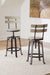 Karisslyn Swivel Barstool (2/CN) Homeline Furniture