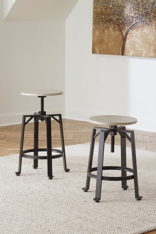 Karisslyn Swivel Stool (2/CN) Homeline Furniture