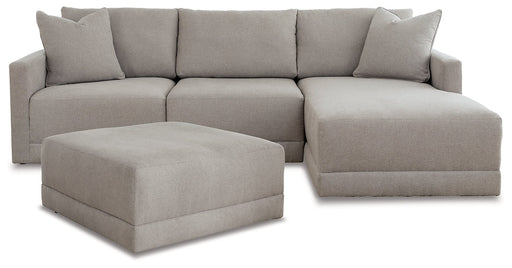 Katany 3-Piece Sectional with Ottoman Homeline Furniture