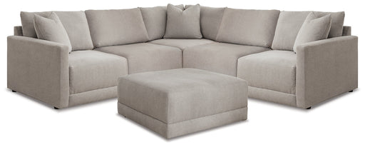 Katany 5-Piece Sectional with Ottoman Homeline Furniture