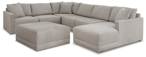 Katany 6-Piece Sectional with Ottoman Homeline Furniture