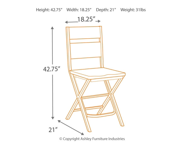 Kavara Barstool (2/CN) Homeline Furniture