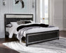 Kaydell King Upholstered Panel Bed with Mirrored Dresser, Chest and Nightstand Homeline Furniture