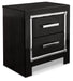 Kaydell King Upholstered Panel Headboard with Mirrored Dresser, Chest and Nightstand Homeline Furniture