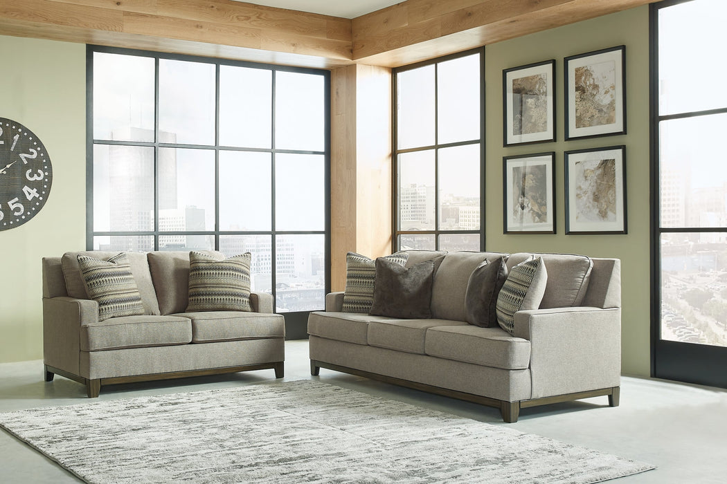 Kaywood Sofa and Loveseat Homeline Furniture