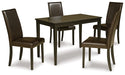 Kimonte Dining Table and 4 Chairs Homeline Furniture