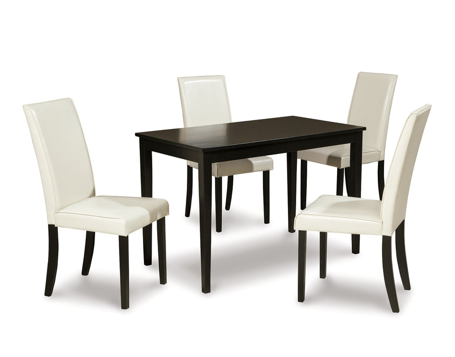 Kimonte Dining Table and 4 Chairs Homeline Furniture