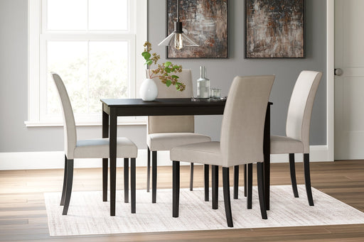 Kimonte Dining Table and 4 Chairs Homeline Furniture