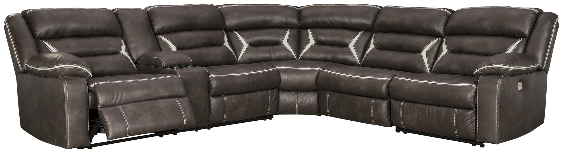 Kincord 4-Piece Power Reclining Sectional Homeline Furniture