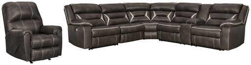 Kincord 4-Piece Sectional with Recliner Homeline Furniture