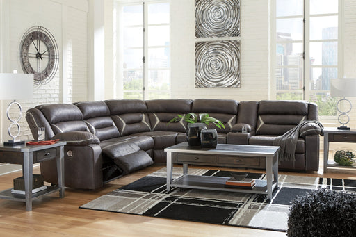 Kincord 4-Piece Sectional with Recliner Homeline Furniture