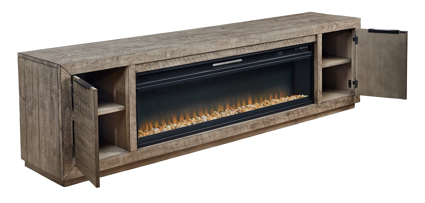 Krystanza TV Stand with Electric Fireplace Homeline Furniture