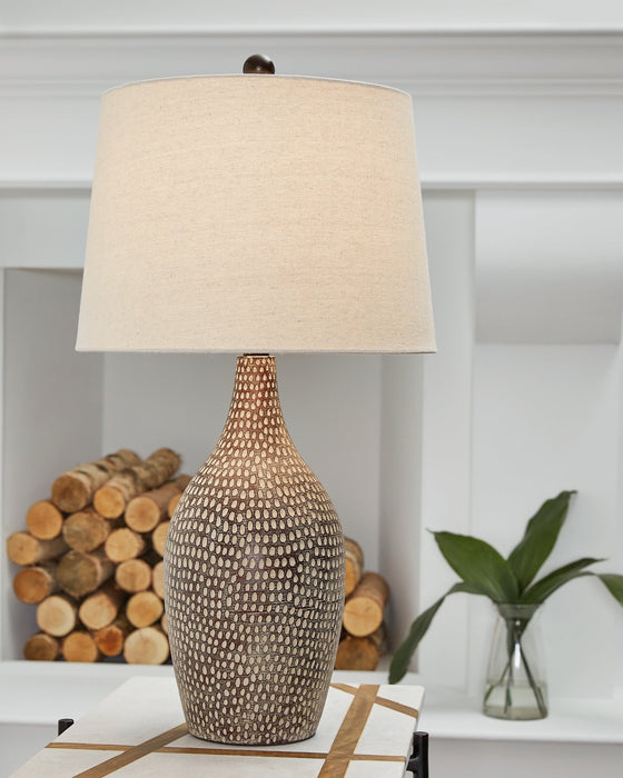 Laelman Poly Table Lamp (2/CN) Homeline Furniture