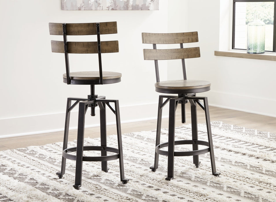 Lesterton Swivel Barstool (2/CN) Homeline Furniture