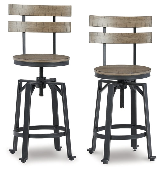 Lesterton Swivel Barstool (2/CN) Homeline Furniture