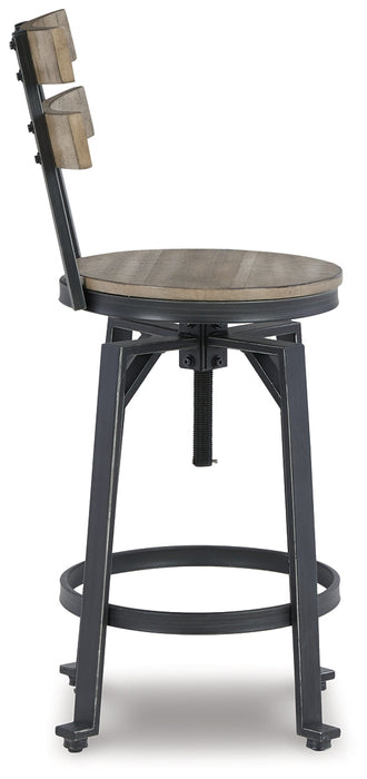 Lesterton Swivel Barstool (2/CN) Homeline Furniture