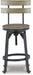 Lesterton Swivel Barstool (2/CN) Homeline Furniture