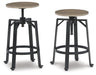 Lesterton Swivel Stool (2/CN) Homeline Furniture