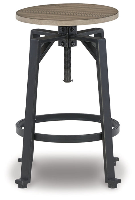 Lesterton Swivel Stool (2/CN) Homeline Furniture