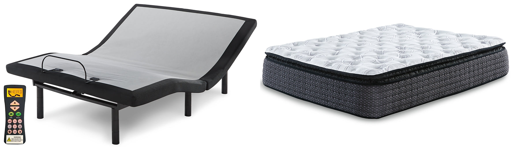 Limited Edition Pillowtop Mattress with Adjustable Base Homeline Furniture