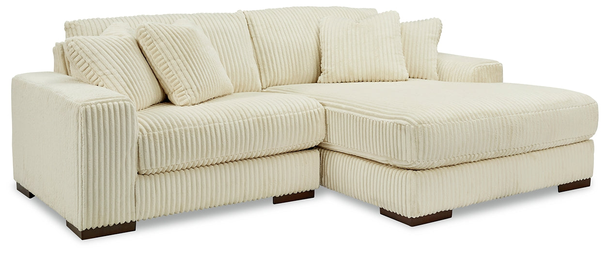 Lindyn 2-Piece Sectional with Ottoman Homeline Furniture