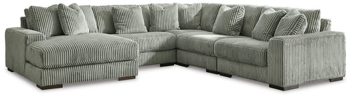 Lindyn 5-Piece Sectional with Ottoman Homeline Furniture