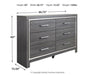 Lodanna Full Panel Bed with 2 Storage Drawers with Dresser Homeline Furniture