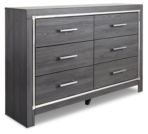 Lodanna Full Panel Bed with 2 Storage Drawers with Dresser Homeline Furniture